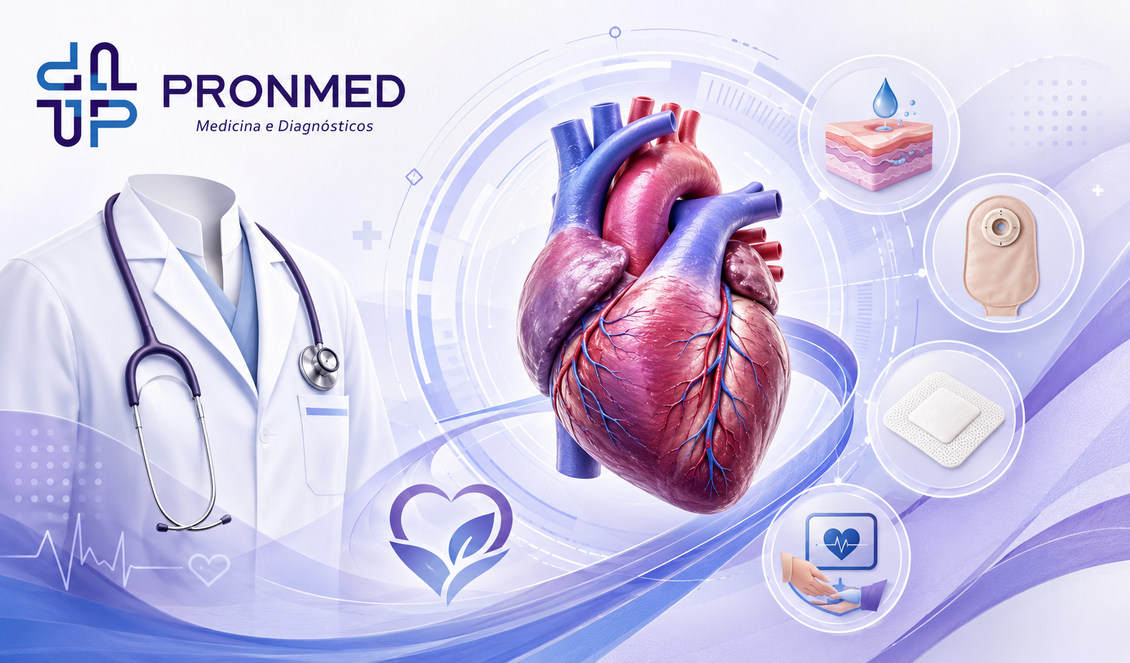 Cardiologia e Estomaterapia em Santa Inês: cuidado com o coração, feridas, estomias e incontinências